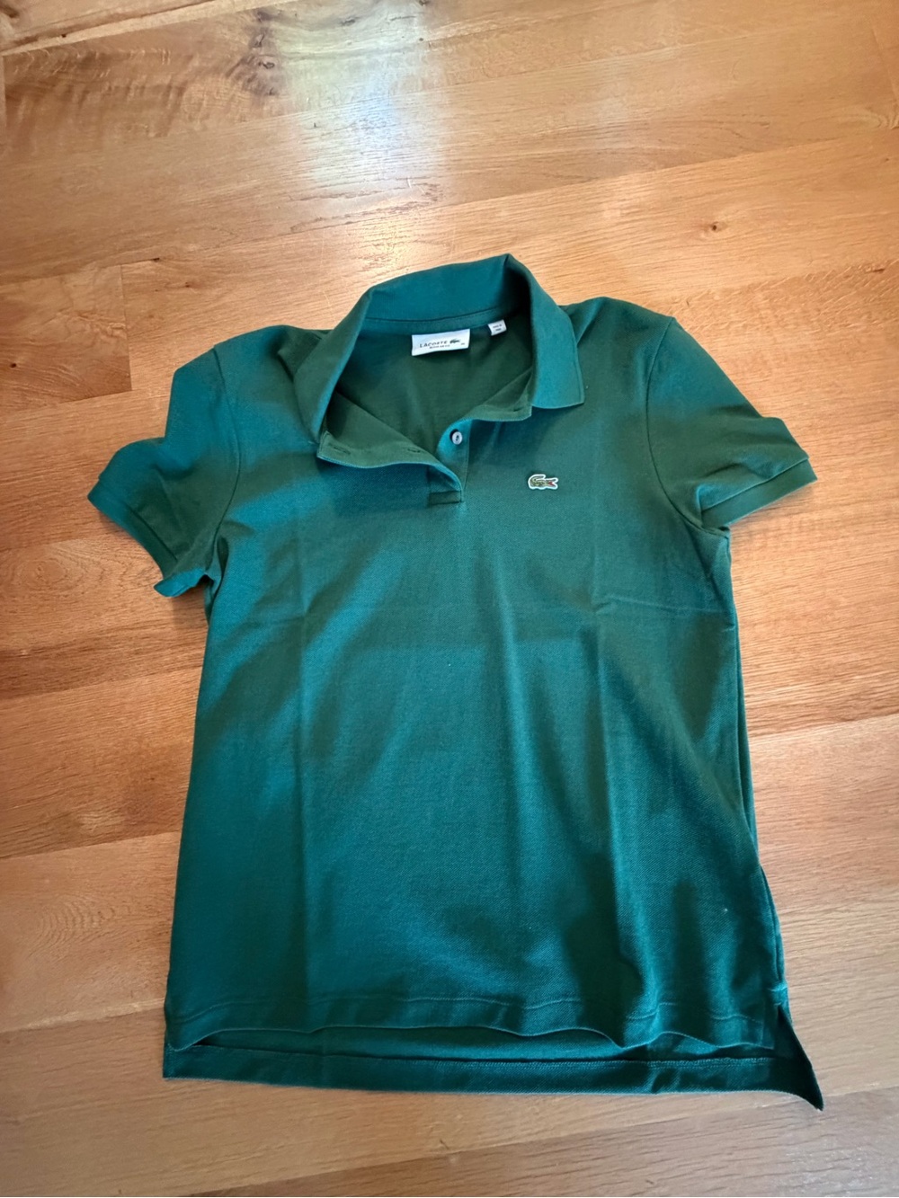 Lacoste Kids Dark Green Polo with Crocodile Logo
